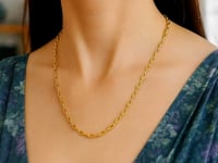 14k Yellow Gold French Cable Link Chain (3.60 mm)